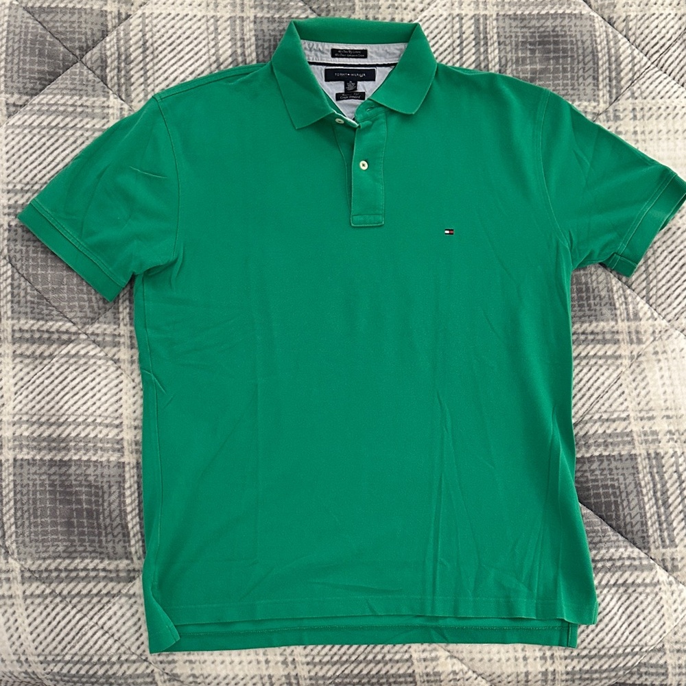 Tommy Hilfiger Men's Vibrant Green Polo
